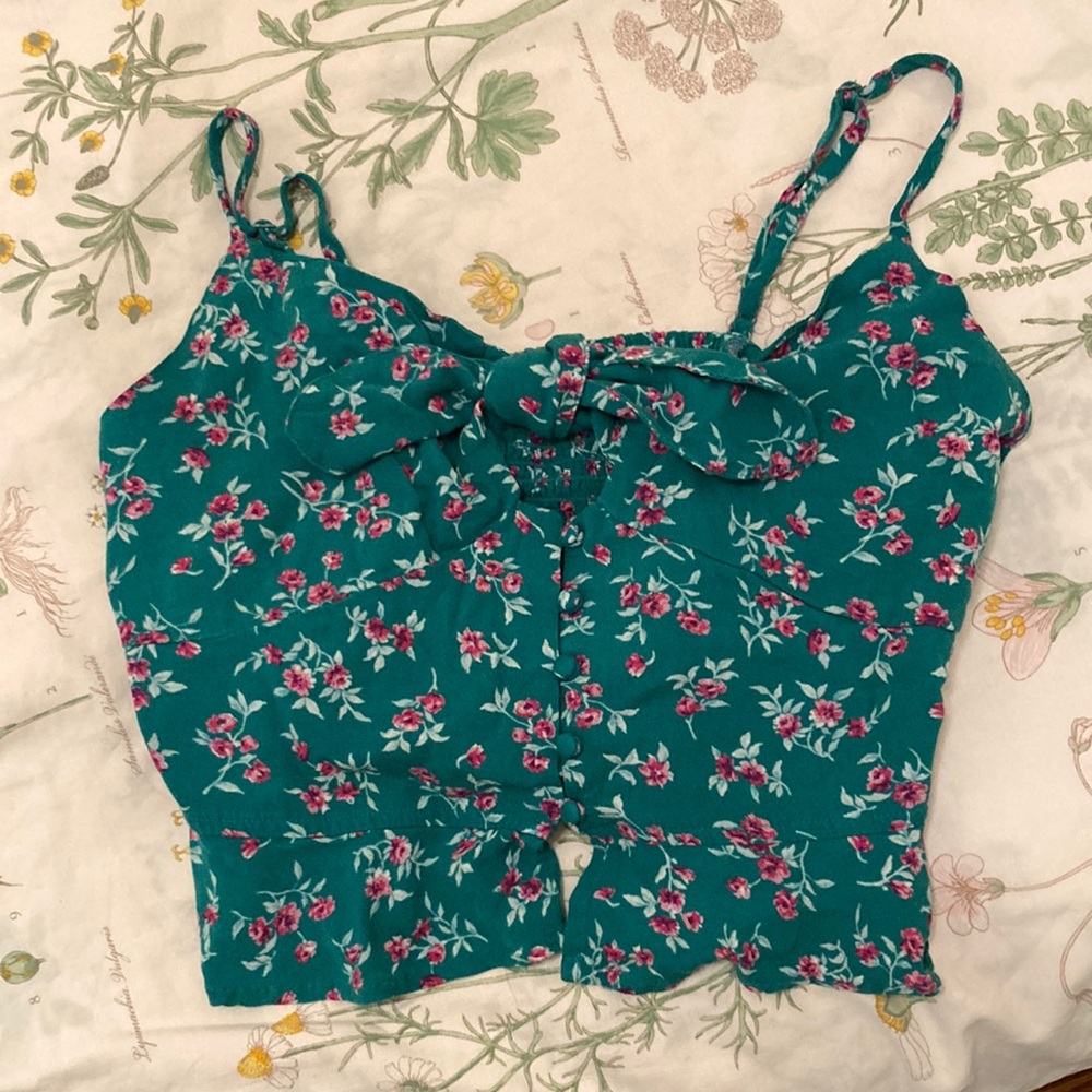 American Eagle Floral Cami Sz Med